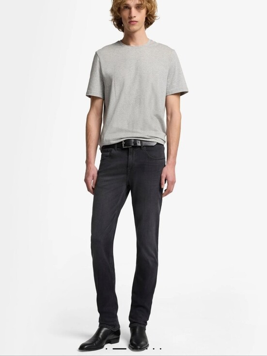 7 For All Mankind Other - 7 For All Mankind Mens Slim Straight Luxe Performance Slimmy Plus Size 33 X 35